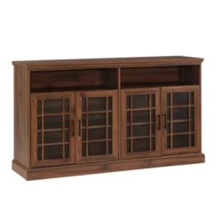 Transitional 4 Door Windowpane TV Stand For TVs Up To 65" - Saracina Home 26 Transitional 4 Door Windowpane TV Stand For TVs Up To 65" - Saracina Home -HOMES: Inside + Out Store GUEST a0e4ad3f d59c 4702 995e 3aaee80bb7b5