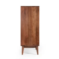 Rabun Handcrafted Mid-Century Modern Mango Wood 3 Drawer Chest Light Oak - Christopher Knight Home -HOMES: Inside + Out Store GUEST a1c76a54 50b0 42d0 b222 dfd910b8c033