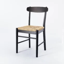 Logan Wood Dining Chair With Woven Seat - Threshold™ Designed With Studio McGee -HOMES: Inside + Out Store GUEST a48fd9e6 3c2f 437a bb66 70671f884474