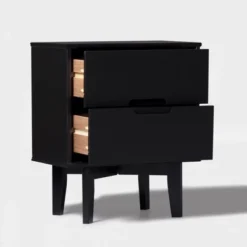 Mid-Century Modern Wood Nightstand - Saracina Home -HOMES: Inside + Out Store GUEST a49f45e0 1fa8 4d59 a9d4 46994240cbf1