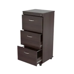 40.16" 3 Drawer Locking File Cabinet Espresso - Inval 18 40.16" 3 Drawer Locking File Cabinet Espresso - Inval -HOMES: Inside + Out Store GUEST a753642c 8571 4cc1 908f 08feae28a4d1