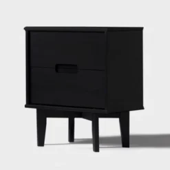 Mid-Century Modern Wood Nightstand - Saracina Home -HOMES: Inside + Out Store GUEST ac2c7f4e acf2 4034 9a9b 9e38eef4eb3f