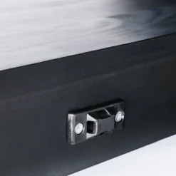 Console Table With Woven Rattan Shelf Black - Threshold™ Designed With Studio McGee -HOMES: Inside + Out Store GUEST ace694e0 8779 47cd 88e0 f26dc4c34e37