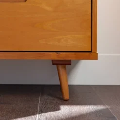 Cara 3 Drawer Mid-Century Modern 3 Drawer TV Stand For TVs Up To 80" - Saracina Home -HOMES: Inside + Out Store GUEST adfc6377 a2f8 4667 b301 db0ca03593e7