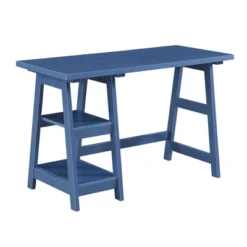 Designs2Go Trestle Desk With Shelves - Breighton Home -HOMES: Inside + Out Store GUEST ae99fa3d b1bb 4f8b adb7 cdefd1a7b494
