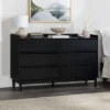 Mid-Century Modern Solid Wood 6 Drawer Double Dresser - Saracina Home -HOMES: Inside + Out Store GUEST b011dc46 dec9 4b6d b0d9 f3d33b96dc2a