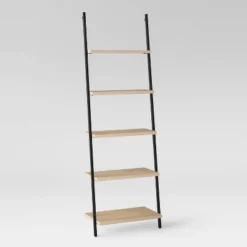 72" Loring 5 Shelf Leaning Bookshelf - Threshold™ 17 72" Loring 5 Shelf Leaning Bookshelf - Threshold™ -HOMES: Inside + Out Store GUEST b2f506da fcdc 4735 b10b d49aa58dbbd8