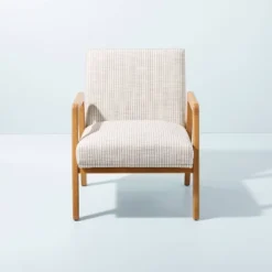 Upholstered Wood Framed Accent Arm Chair - Hearth & Hand™ With Magnolia -HOMES: Inside + Out Store GUEST b5a972b4 002f 4814 8919 c0ae4525069d