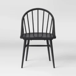 2pk Adwolf Rounded Spindle Dining Chairs Black - Threshold™ 11 2pk Adwolf Rounded Spindle Dining Chairs Black - Threshold™ -HOMES: Inside + Out Store GUEST b73366f6 2ccc 4621 929a 1dd8fc28ea92