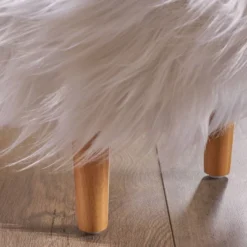 Levi Furry Yak Ottoman - Christopher Knight Home -HOMES: Inside + Out Store GUEST b7db69cd 3979 4373 bff3 2eabeb26ff7d