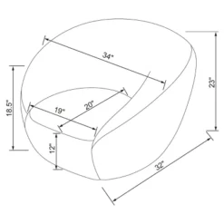 Swivel Accent Chair - Room Essentials™ -HOMES: Inside + Out Store GUEST ba44349c 1ec8 4fc6 a351 c93a6f2267d2