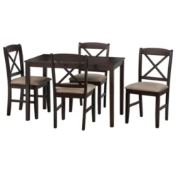 5pc Mason Rectangular Crossback Dining Set - Buylateral 12 5pc Mason Rectangular Crossback Dining Set - Buylateral -HOMES: Inside + Out Store GUEST bcb6fdcd 3300 489a 89c3 b1c257dd66d9