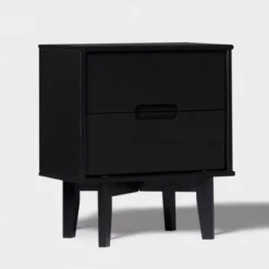 Mid-Century Modern Wood Nightstand - Saracina Home -HOMES: Inside + Out Store GUEST bd326bf4 6a09 41b8 9cc5 b3d97669fb37