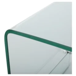 Ramona Console With Shelf TV Stand For TVs Up To 44" Clear - Christopher Knight Home -HOMES: Inside + Out Store GUEST be9a6c18 ee65 44cf 8b00 273919cadff1