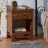 Wadley Boho Handcrafted Acacia Wood Nightstand Natural - Christopher Knight Home -HOMES: Inside + Out Store GUEST bfc4e6e6 8b32 430a b79a 3712d5add294