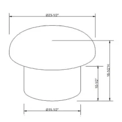 Maddalena Mushroom Stool - Opalhouse™ Designed With Jungalow™ -HOMES: Inside + Out Store GUEST c2878331 038a 4ac5 ad14 266eb978ce44