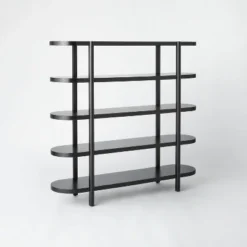 57" Portola Hills 5 Shelf Horizontal Bookcase - Threshold™ Designed With Studio McGee -HOMES: Inside + Out Store GUEST c3e902ad 7687 483a a885 6a70b1341eb1