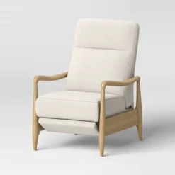 Dusk Mid-Century Wooden Arm Recliner - Threshold™ -HOMES: Inside + Out Store GUEST c5316a2e fb4e 4dbb 9ffe c292132cb71e