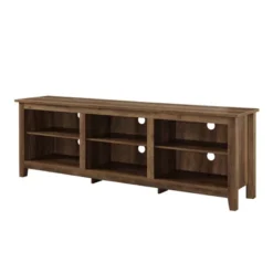 Transitional 6 Cubby Wood Open Storage Wood TV Stand For TVs Up To 80"- Saracina Home 27 Transitional 6 Cubby Wood Open Storage Wood TV Stand For TVs Up To 80"- Saracina Home -HOMES: Inside + Out Store GUEST c721382d 63e9 44f2 b465 86684712d38c