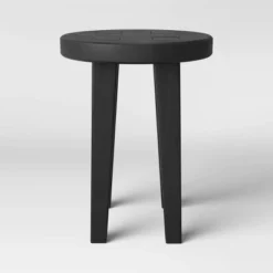 Woodland Carved Wood Accent Table - Black - Threshold -HOMES: Inside + Out Store GUEST c81a09d3 1741 4f8f 8822 8ba23599b9d6