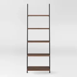 72" Loring 5 Shelf Leaning Bookshelf - Threshold™ 16 72" Loring 5 Shelf Leaning Bookshelf - Threshold™ -HOMES: Inside + Out Store GUEST ca4a252c 9447 4c0f 8281 32c20ac3b8d2