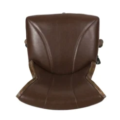 Coulee Contemporary Upholstered Roll Back Swivel Office Chair Dark Brown/Natural - Christopher Knight Home 19 Coulee Contemporary Upholstered Roll Back Swivel Office Chair Dark Brown/Natural - Christopher Knight Home -HOMES: Inside + Out Store GUEST cde464c5 a7c1 4286 b7d3 7ef3ea6e959c