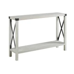 Sophie Rustic Industrial X Frame Entry Table - Saracina Home -HOMES: Inside + Out Store GUEST cf5bf7c8 47e9 4b55 841d 5247188cac9a