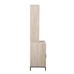64.12" Orin Modern 2 Door Bookshelf Hutch - Saracina Home -HOMES: Inside + Out Store GUEST d0dc608a ef80 4ec9 9a37 4650787193f3