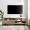 Modern Reeded Door Extendable TV Stand For TVs Up To 50" - Saracina Home 1 Modern Reeded Door Extendable TV Stand For TVs Up To 50" - Saracina Home -HOMES: Inside + Out Store GUEST d0dca7f4 d483 4d69 bc11 c6d7f91b0f11