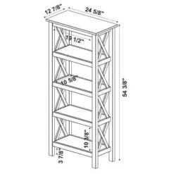 Davis Bookcase - Linon -HOMES: Inside + Out Store GUEST d1ea9c1b 066b 4b1e b974 1f5705dcfea6