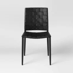 Wellfleet Woven Leather Metal Base Dining Chair - Threshold™ -HOMES: Inside + Out Store GUEST d277a128 5ebe 419f 8c46 04f8da2a89bf