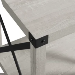 Sophie Rustic Industrial X Frame Side Table - Saracina Home -HOMES: Inside + Out Store GUEST d2bc7a70 a6d7 44e2 9ef8 92f1a3ae1ed2