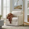 Vivian Park Upholstered Swivel Chair Cream - Threshold™ Designed With Studio McGee -HOMES: Inside + Out Store GUEST d2f62ae4 c95c 4a87 8460 00da4577b979