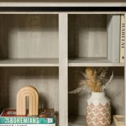 Modern Transitional Sliding Barndoor TV Stand For TVs Up To 65"- Saracina Home -HOMES: Inside + Out Store GUEST d3087714 89cf 49a7 a646 e6be363a03a6