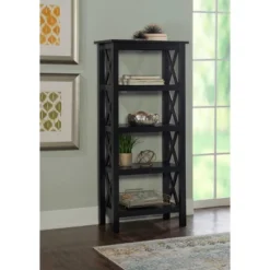 Davis Bookcase - Linon -HOMES: Inside + Out Store GUEST d41d1bb8 8ec3 4627 9104 f06936b55e7f