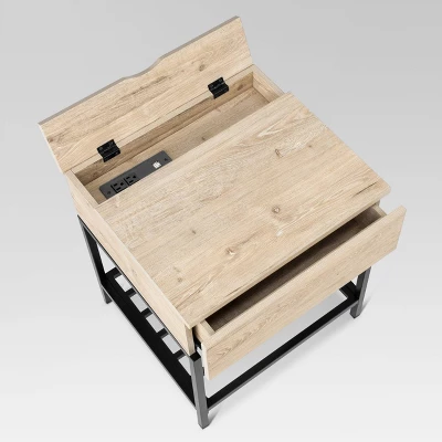 Loring End Table With Charging Station - Threshold™ 5 Loring End Table With Charging Station - Threshold™ - Image 3