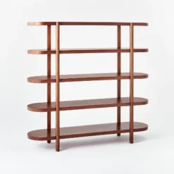 57" Portola Hills 5 Shelf Horizontal Bookcase - Threshold™ Designed With Studio McGee -HOMES: Inside + Out Store GUEST d4e4de44 a36f 4f1c a7dc 6f48b9fe8187