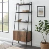 72" Open Shelf And Closed Storage Cabinet Ladder Bookcase - Saracina Home 2 72" Open Shelf And Closed Storage Cabinet Ladder Bookcase - Saracina Home -HOMES: Inside + Out Store GUEST d5ed9a6a d33c 44a1 8ab7 7d7146b0027f