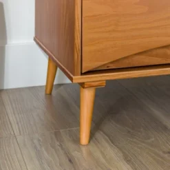 Mid-Century Modern Contoured 5 Drawer Chest Of Drawers - Saracina Home -HOMES: Inside + Out Store GUEST d75de896 1437 431e bdef 941df8b51ffb