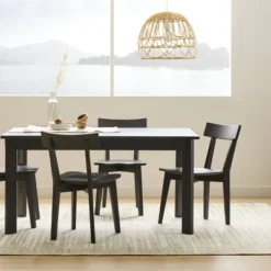 Set Of 2 Bombelli Modern Dining Chair Black - Threshold™ -HOMES: Inside + Out Store GUEST d849b147 7847 4ae6 9e1d 818ca4a41883