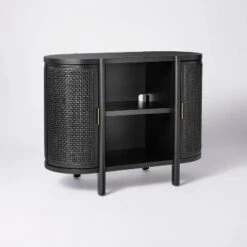 Portola Hills Caned Door Console With Shelves - Threshold™ Designed With Studio McGee -HOMES: Inside + Out Store GUEST d8a3124a 3a6a 4b28 8cc4 73d0035a42d8