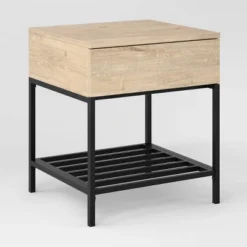 Loring End Table With Charging Station - Threshold™ 15 Loring End Table With Charging Station - Threshold™ -HOMES: Inside + Out Store GUEST d8b9567b a4cd 4bda 98a6 31c5f7bf53fc