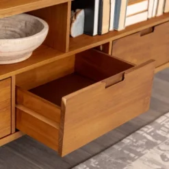 Cara Mid-Century Modern 3 Drawer TV Stand For TVs Up To 65" - Saracina Home 30 Cara Mid-Century Modern 3 Drawer TV Stand For TVs Up To 65" - Saracina Home -HOMES: Inside + Out Store GUEST d8dec204 dc01 4192 bb09 5a087b69a706