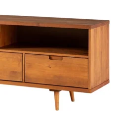 Cara Mid-Century Modern 3 Drawer TV Stand For TVs Up To 65" - Saracina Home 24 Cara Mid-Century Modern 3 Drawer TV Stand For TVs Up To 65" - Saracina Home -HOMES: Inside + Out Store GUEST dca4b737 87bc 4171 8896 516227b5b85f