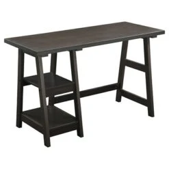 Designs2Go Trestle Desk With Shelves - Breighton Home -HOMES: Inside + Out Store GUEST dce1e693 0860 4d20 872d b1e4fbd1c6b4