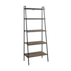 72" Open Storage Ladder Bookshelf - Saracina Home -HOMES: Inside + Out Store GUEST dddf099f c715 4168 ae74 2f35cfd732ba