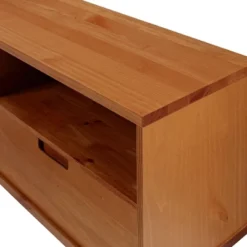 Cara 3 Drawer Mid-Century Modern 3 Drawer TV Stand For TVs Up To 80" - Saracina Home -HOMES: Inside + Out Store GUEST e0183665 dd1d 42d0 8742 7dfa827048d2