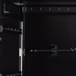 Pontus Wood Wall-Mountable Jewelry Armoire With Mirror - Baxton Studio -HOMES: Inside + Out Store GUEST e1876f3f 9e71 4ade b17c 489e6ebc4ea5