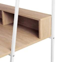 36" Writing Desk With Open Storage Ladder Bookshelf - Saracina Home -HOMES: Inside + Out Store GUEST e6b06f69 3c40 4d14 89cd a621a54542e1