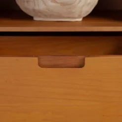 Cara 3 Drawer Mid-Century Modern 3 Drawer TV Stand For TVs Up To 80" - Saracina Home -HOMES: Inside + Out Store GUEST e7b4bc5b d927 4b22 b708 78a05079bde7